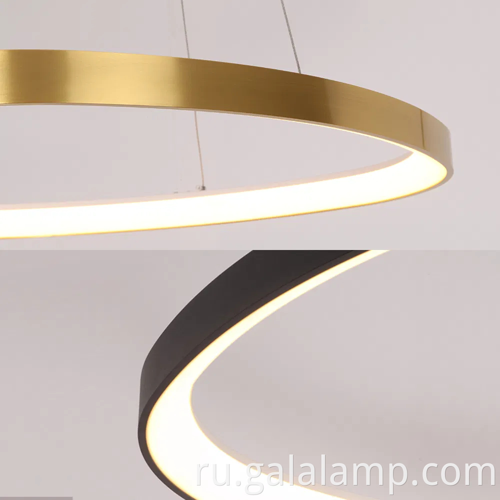 Современная европейская светодиодная подвеска - стильная акриловая люстра